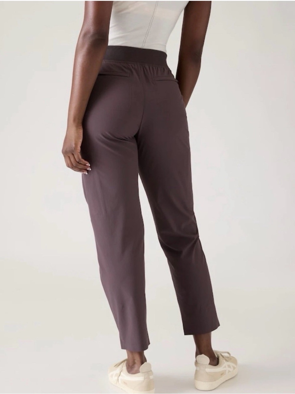 Athleta Brooklyn Mid Rise Ankle Utility Pant Mauve 6P - Picture 2 of 11